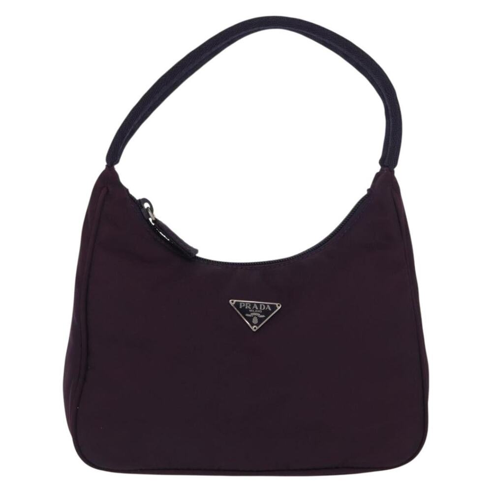 Prada Nylon Accessory Pouch Purple